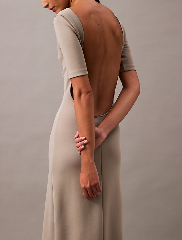 Backless Jersey Dress