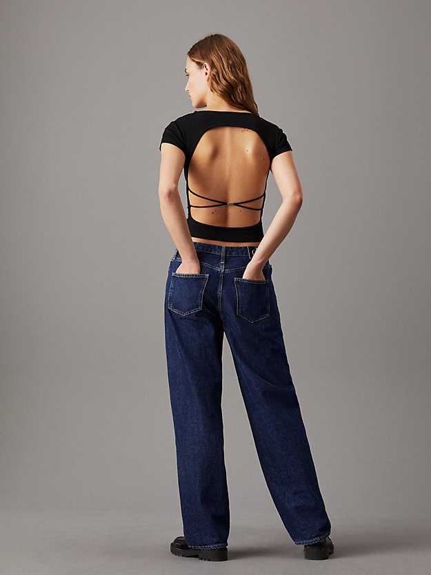 Tie Detail Open Back Top