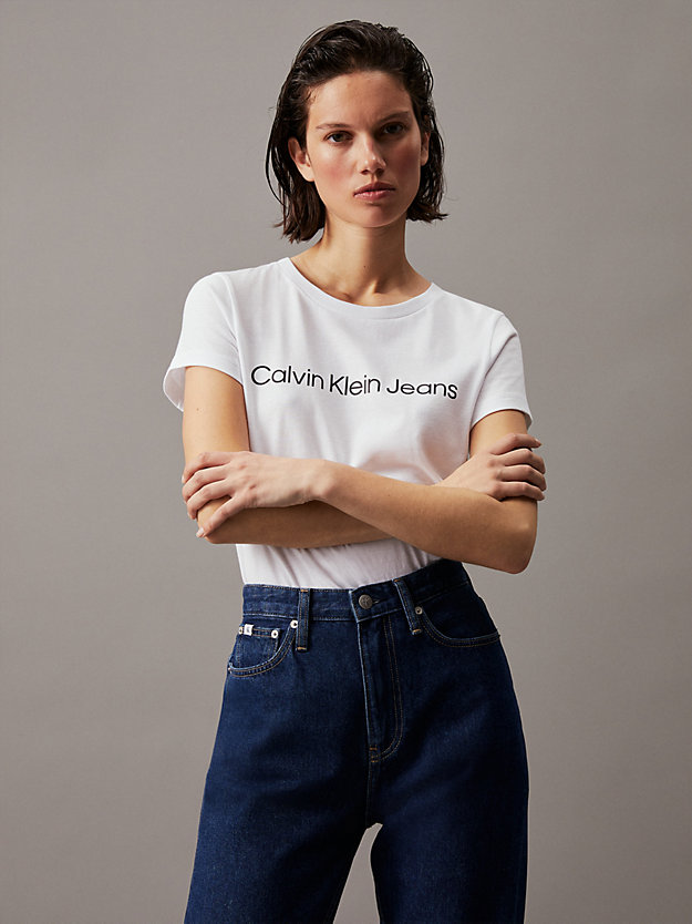 Slim Cotton Logo T-shirt