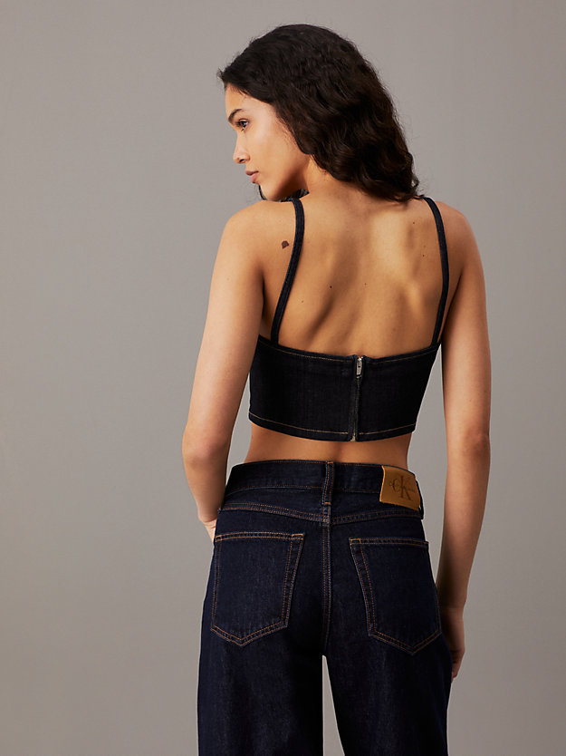 Denim Bralette Top