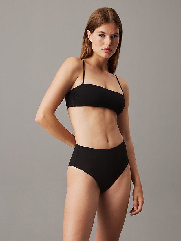 Bandeau Bikini Top - CK Black