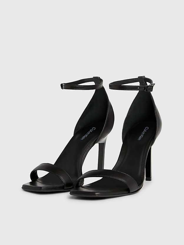 Leather Stiletto Sandals