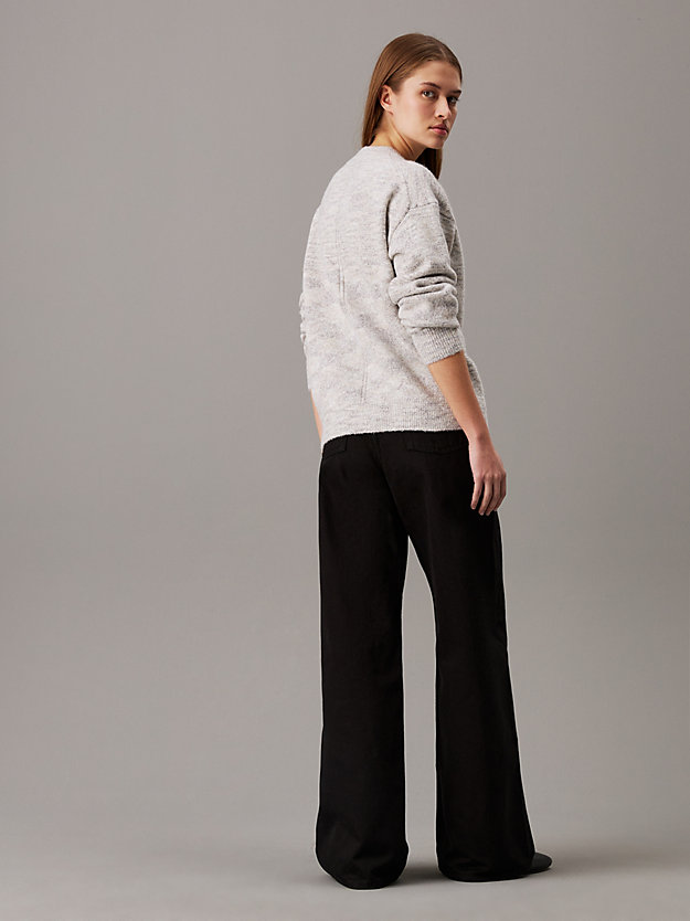 Relaxed Heathered Jumper