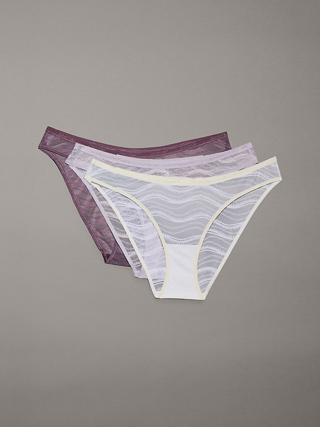 3 Pack Lace Bikini Briefs