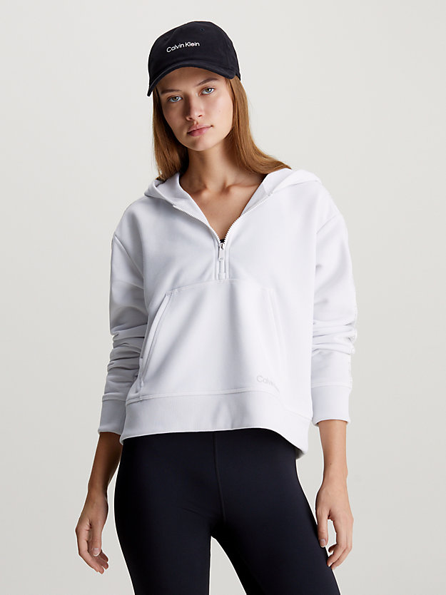 Cropped French Terry Hoodie