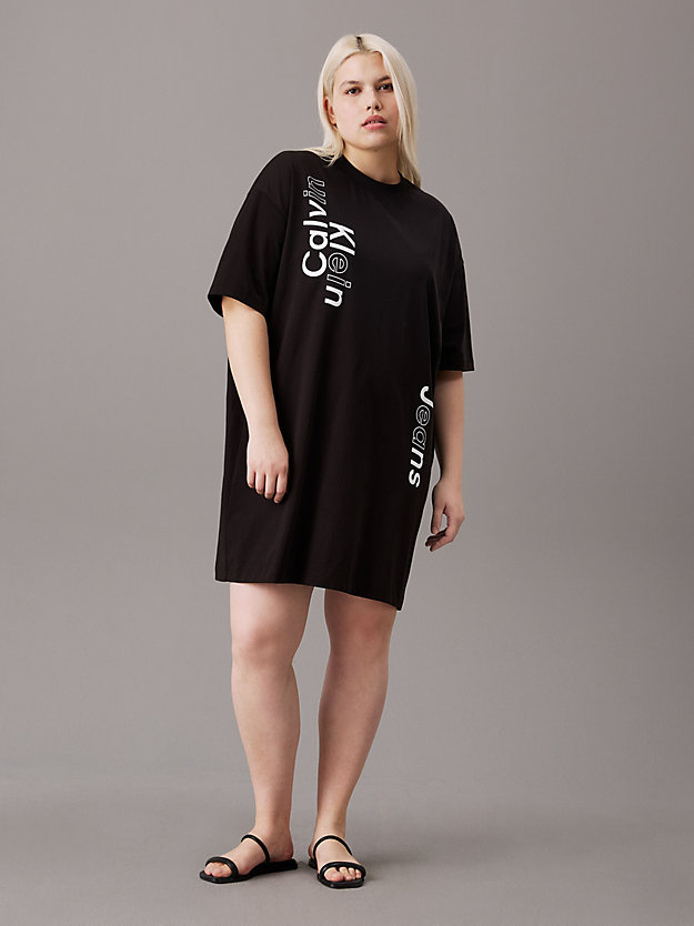 Plus Size Logo T-shirt Dress
