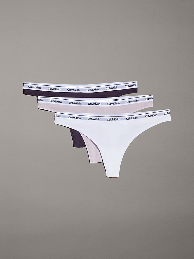 3 Pack Thongs - Modern Logo