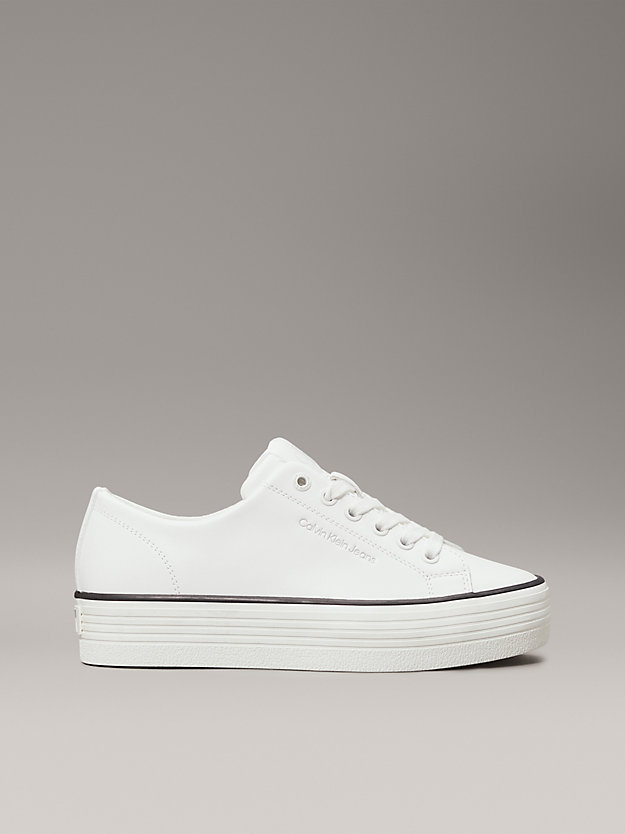 Leather Platform Trainers