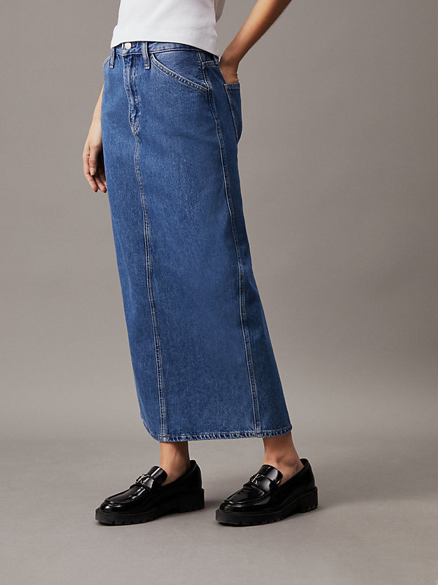 Denim Maxi Skirt