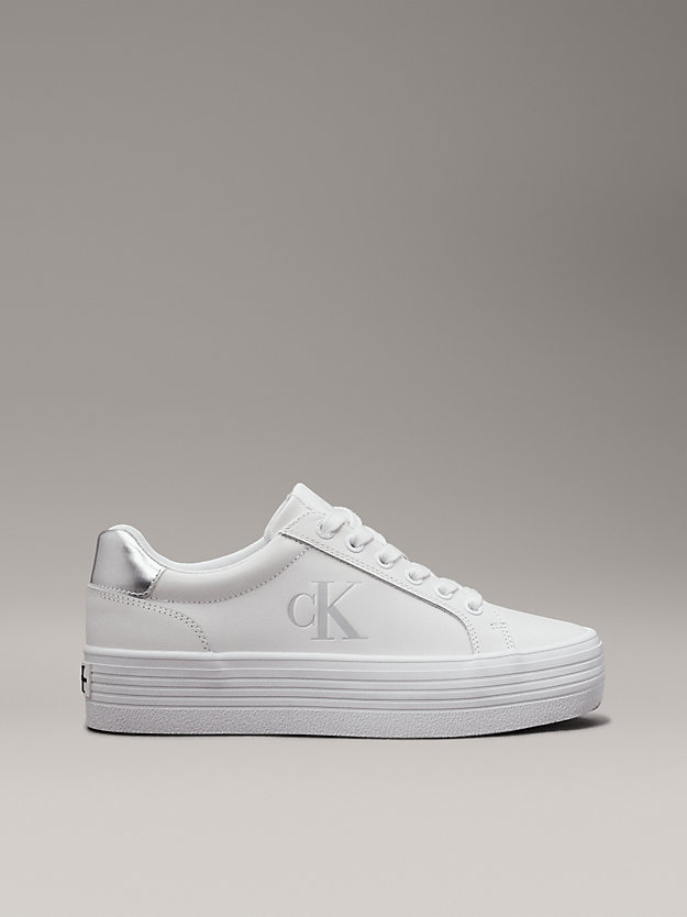 Leather Platform Trainers