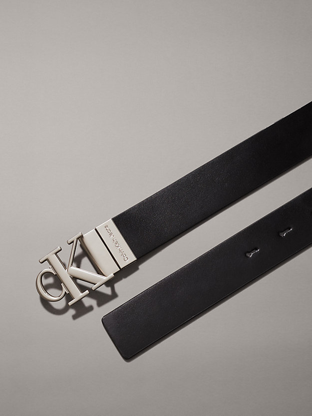 Reversible Logo Leather Belt