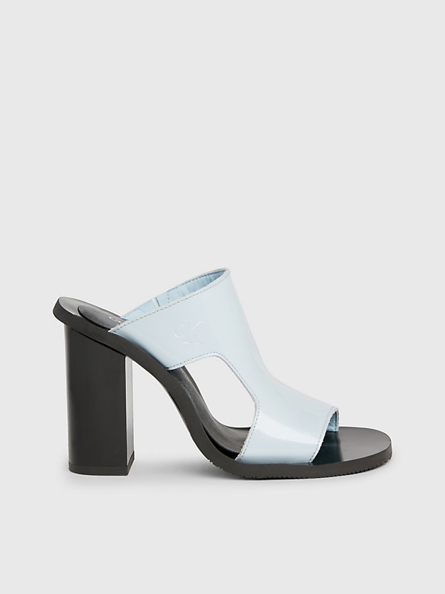 Patent Leather Heeled Sandals