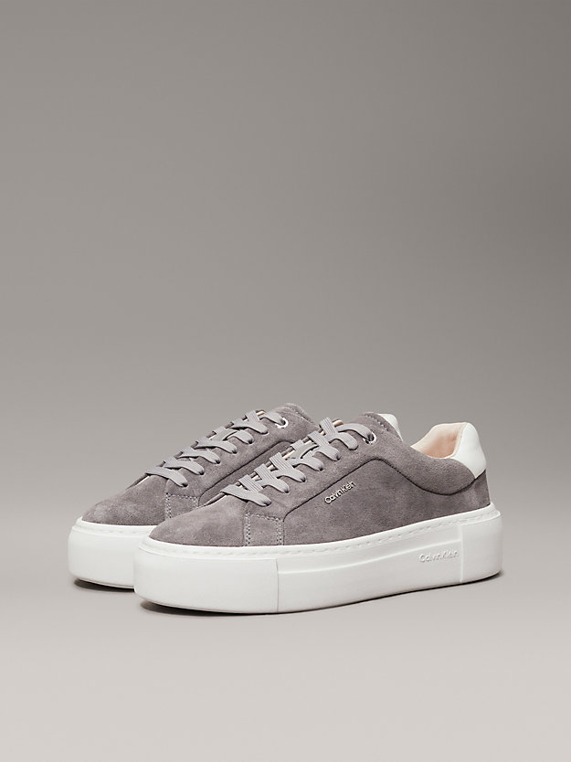 Suede Platform Trainers