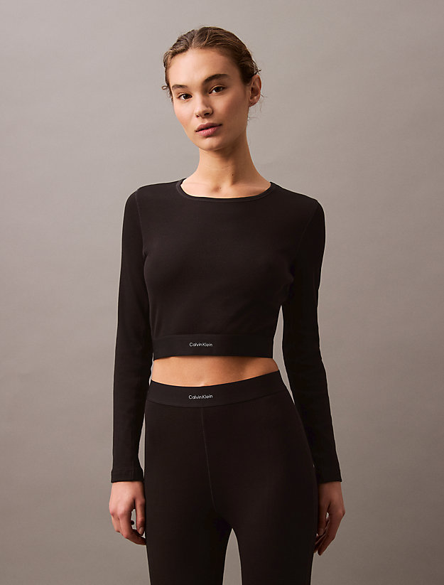 Cropped Lounge T-shirt - Modern Rib