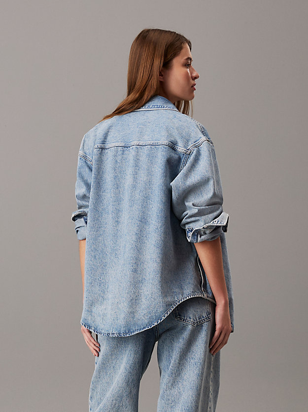 Relaxed Denim Shirt Jacket