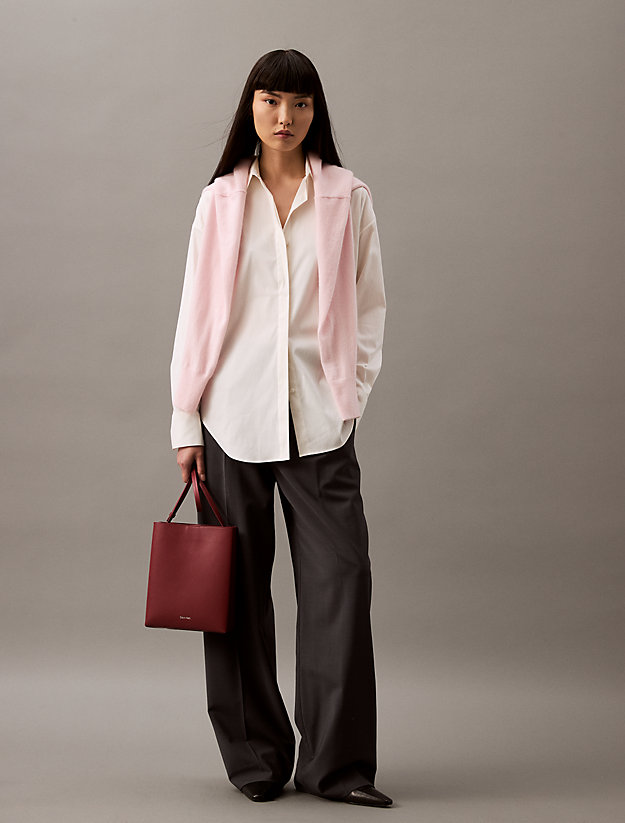 Poplin Relaxed Button-Down Shirt