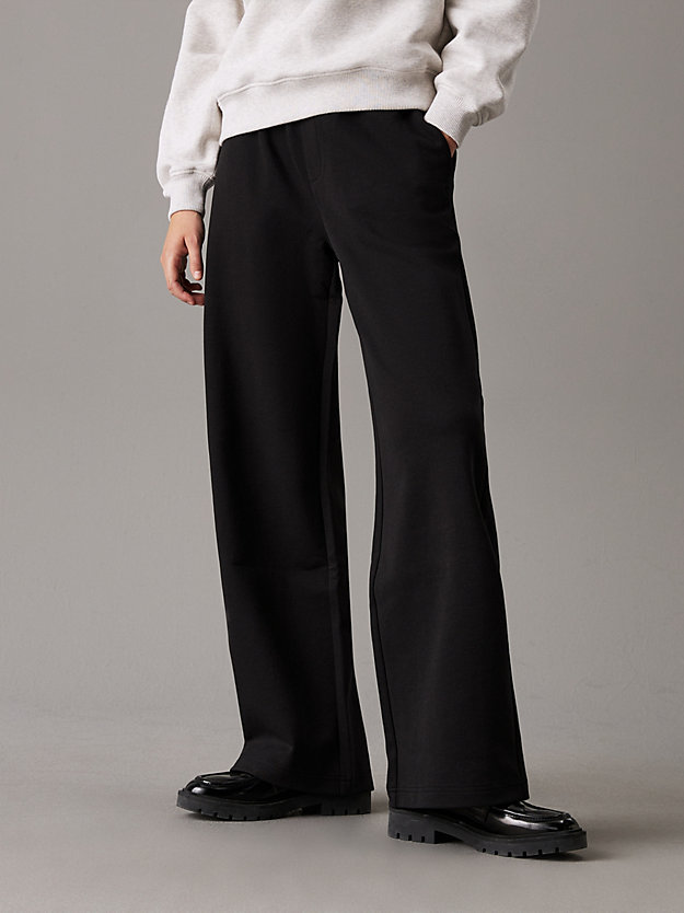 Cotton Blend Twill Joggers