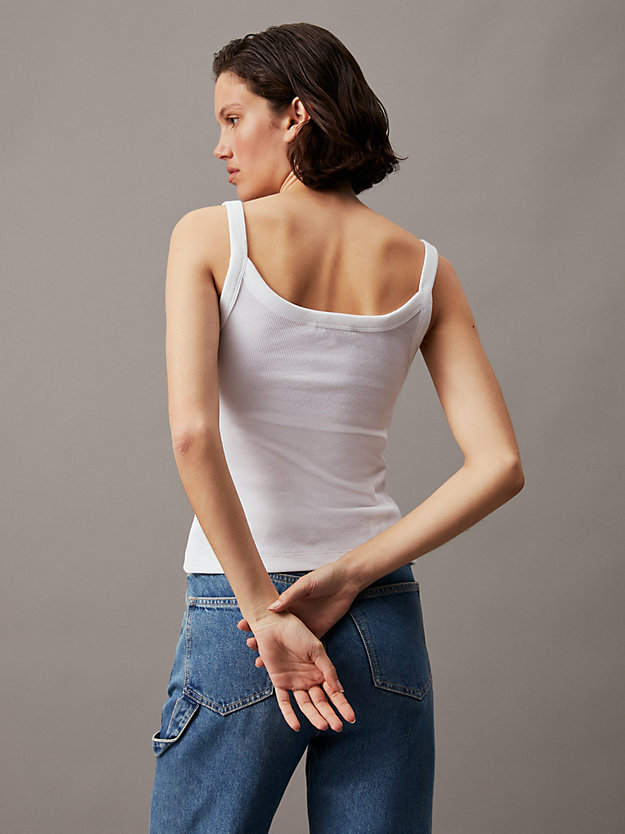Ribbed Cotton Tank Top