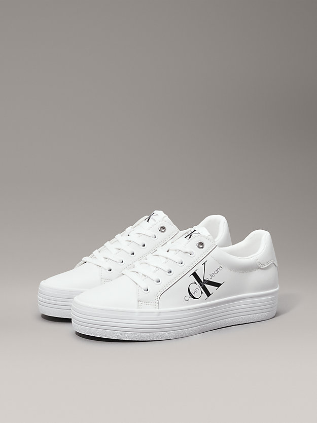 Leather Platform Trainers
