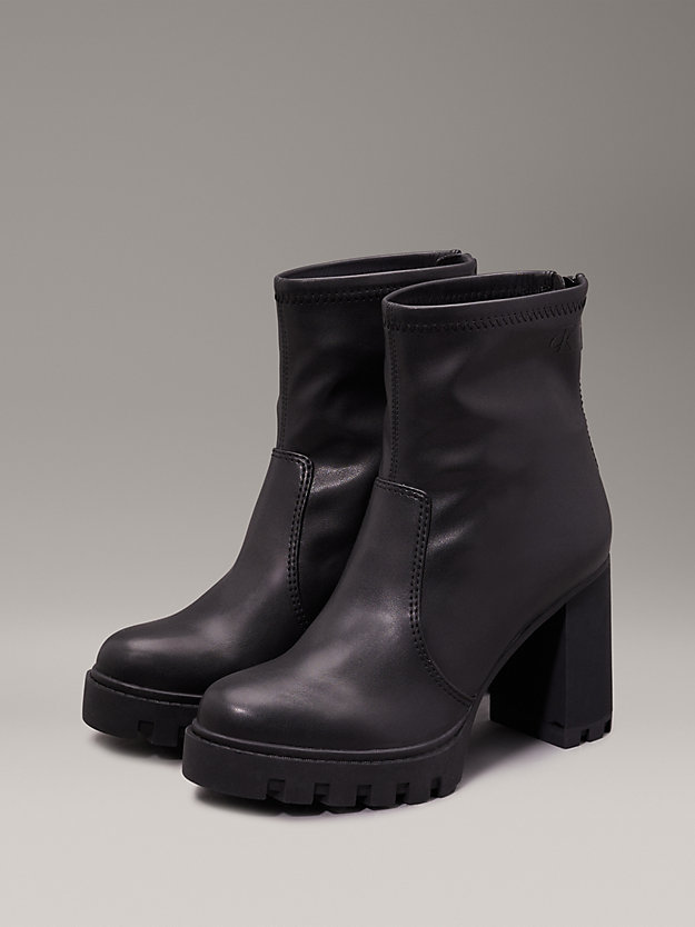 Platform Heeled Boots