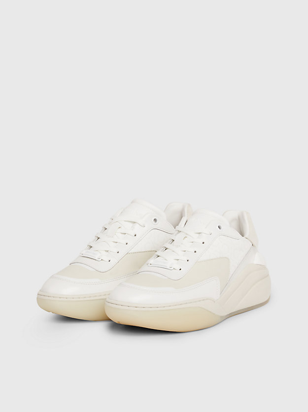 Leather Wedge Trainers