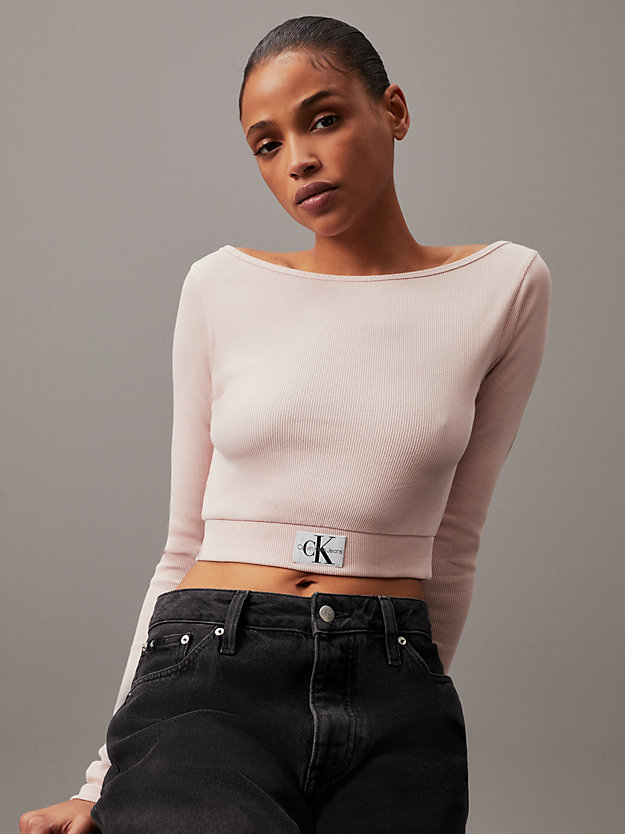Slim Long Sleeve Cropped Top