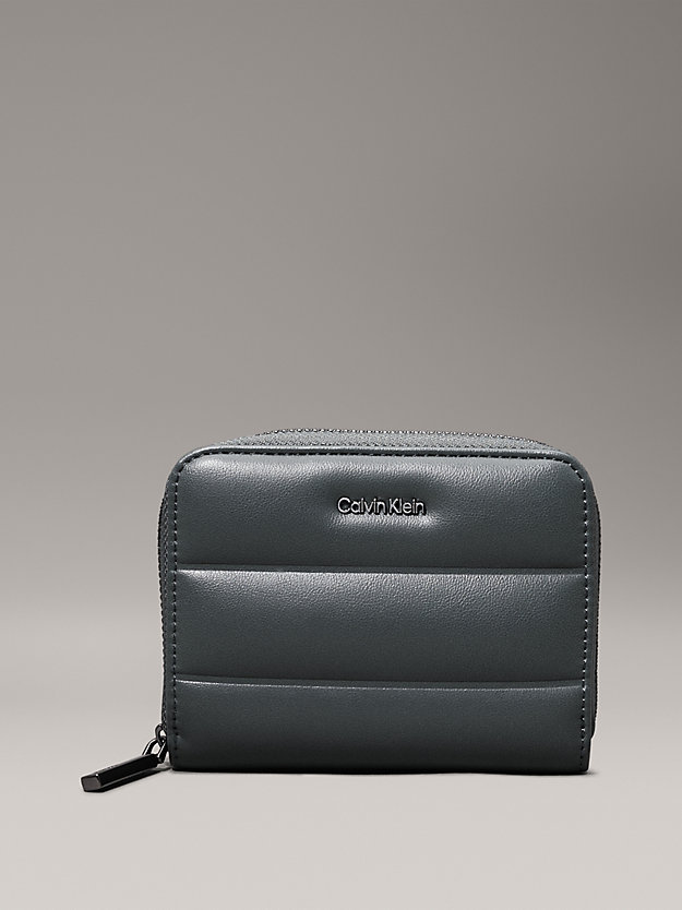 Quilted RFID Zip Around Wallet