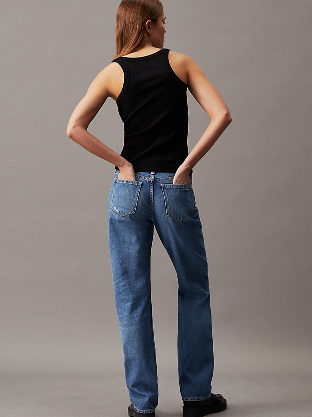 Low Rise Straight Jeans