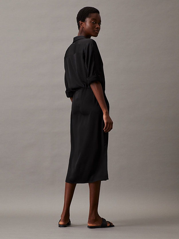 Relaxed Midi Shirt Dress