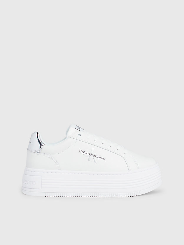 Leather Platform Trainers