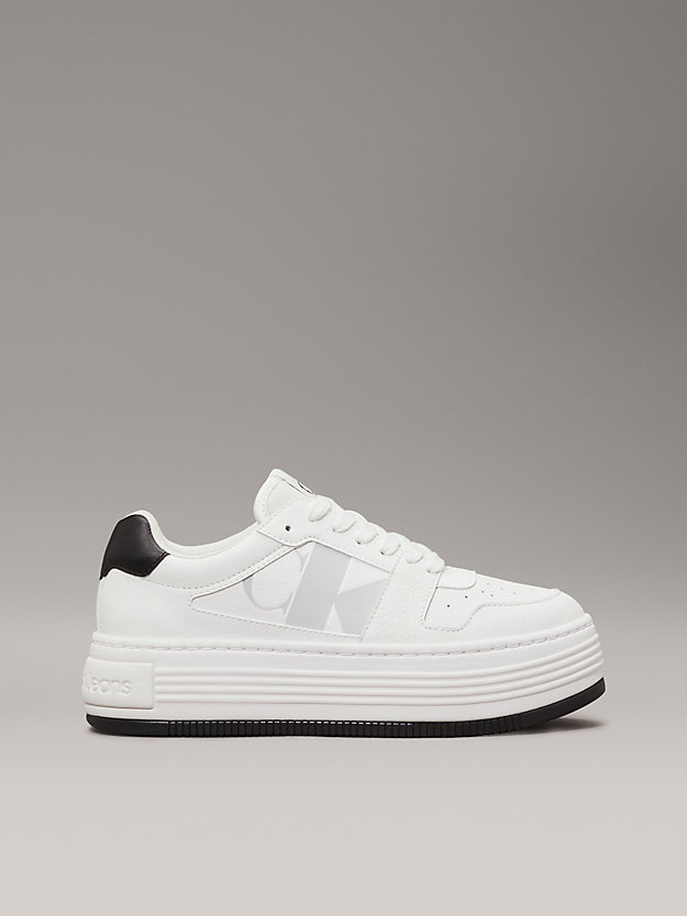 Leather Platform Trainers