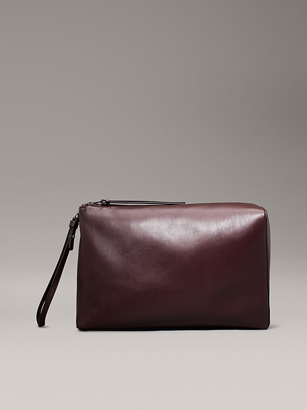 Oversized Nappa Leather Clutch