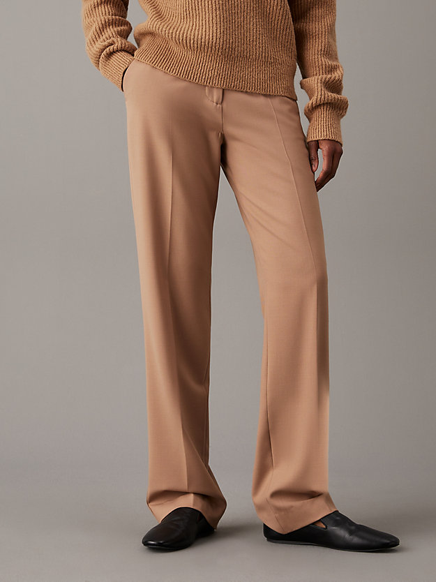 Slim Straight Trousers
