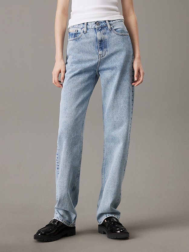 High Rise Straight Jeans