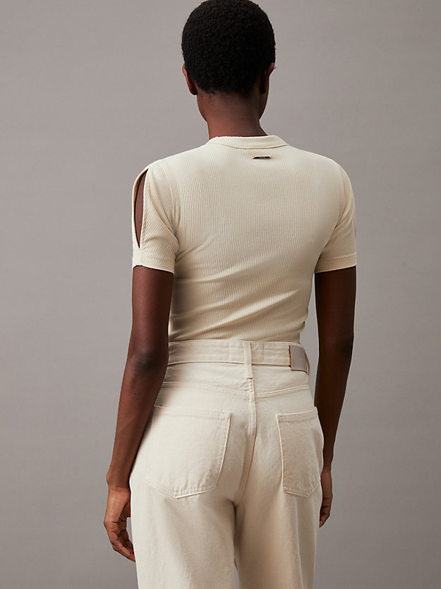 Slim Ribbed Modal Top