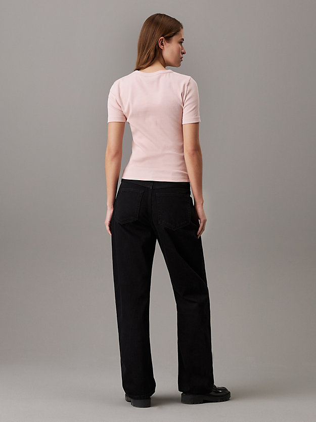 Slim Ribbed Cotton T-shirt