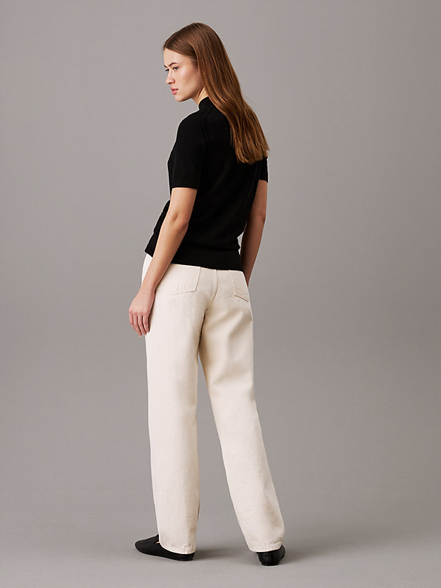 Slim Merino Mock Neck Jumper