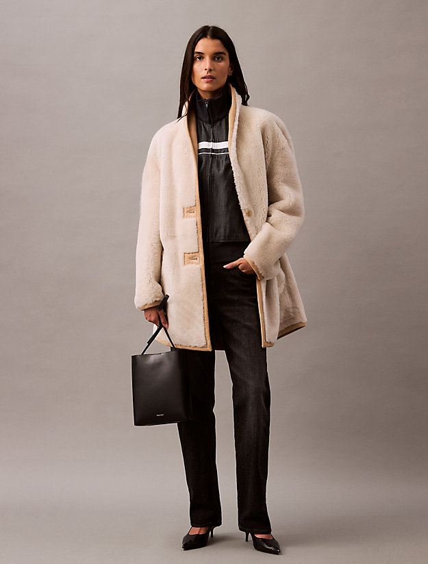 Reversible Shearling Coat