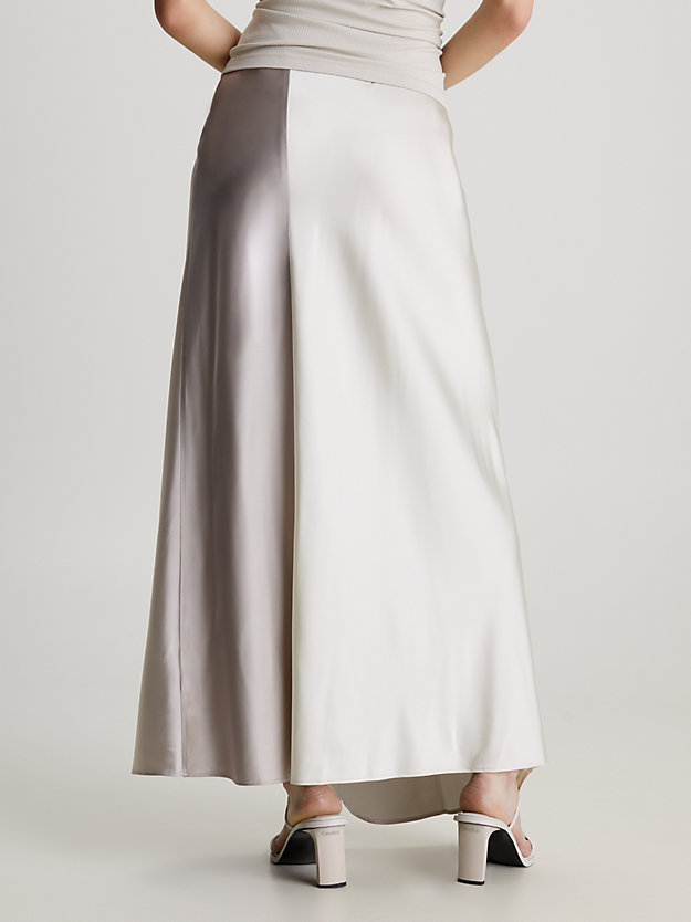 Fitted Colourblock Maxi Skirt