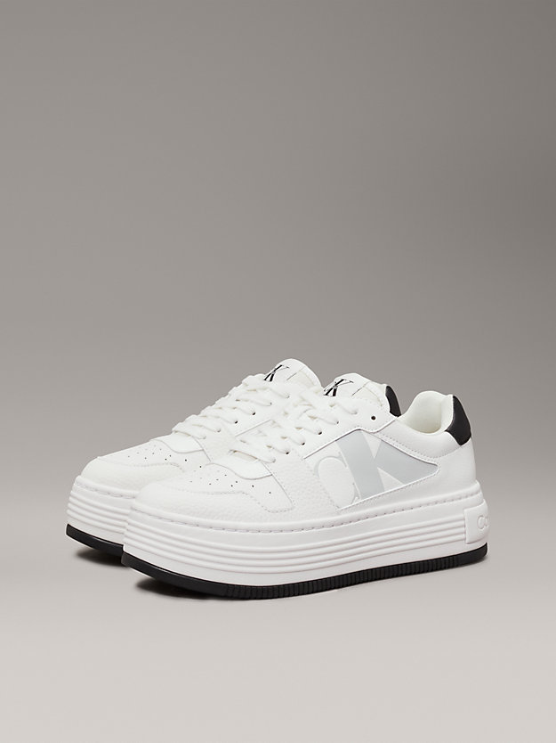 Leather Platform Trainers