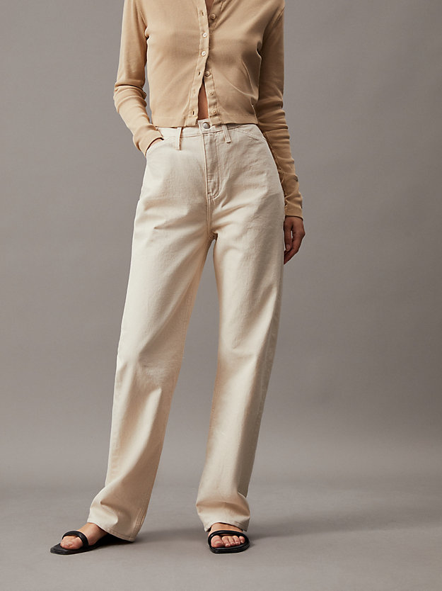 High Rise Straight Carpenter Jeans