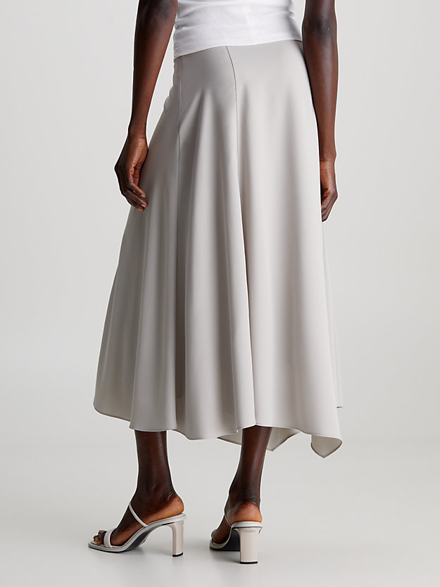 Crepe Asymmetric Skirt