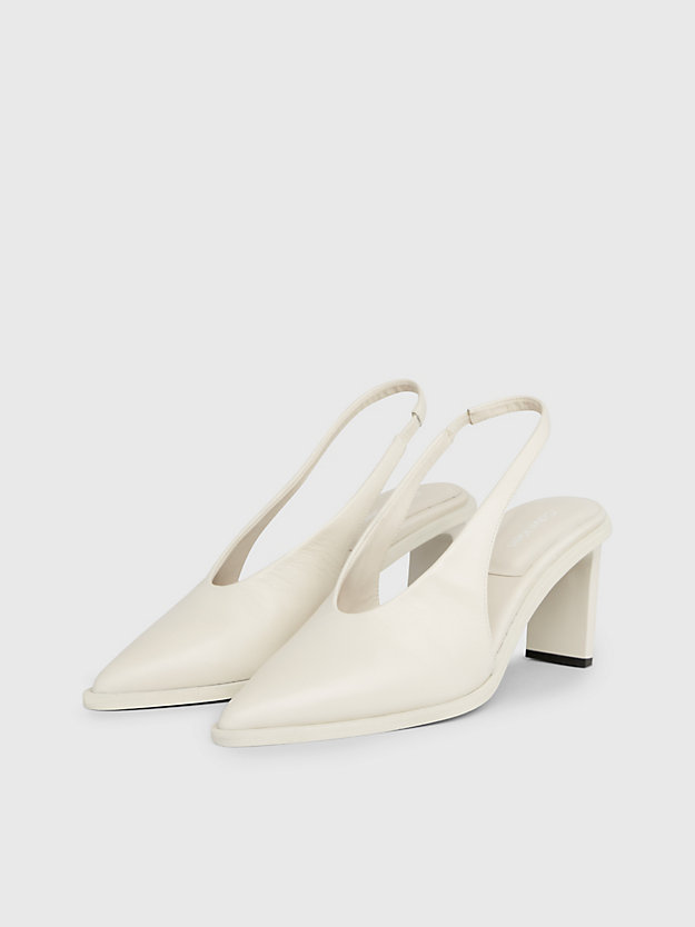 Leather Slingback Pumps