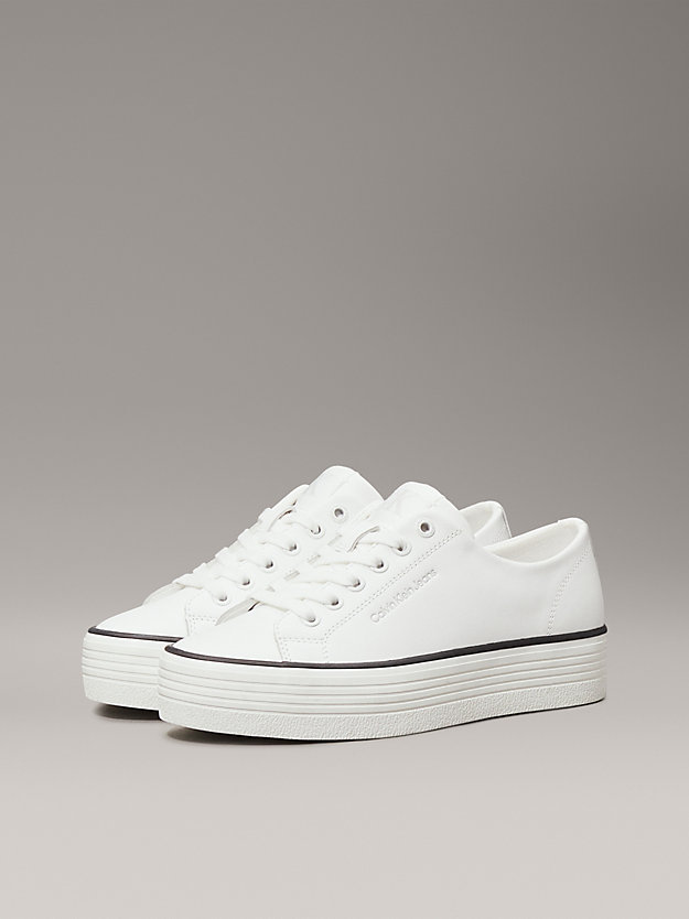 Leather Platform Trainers