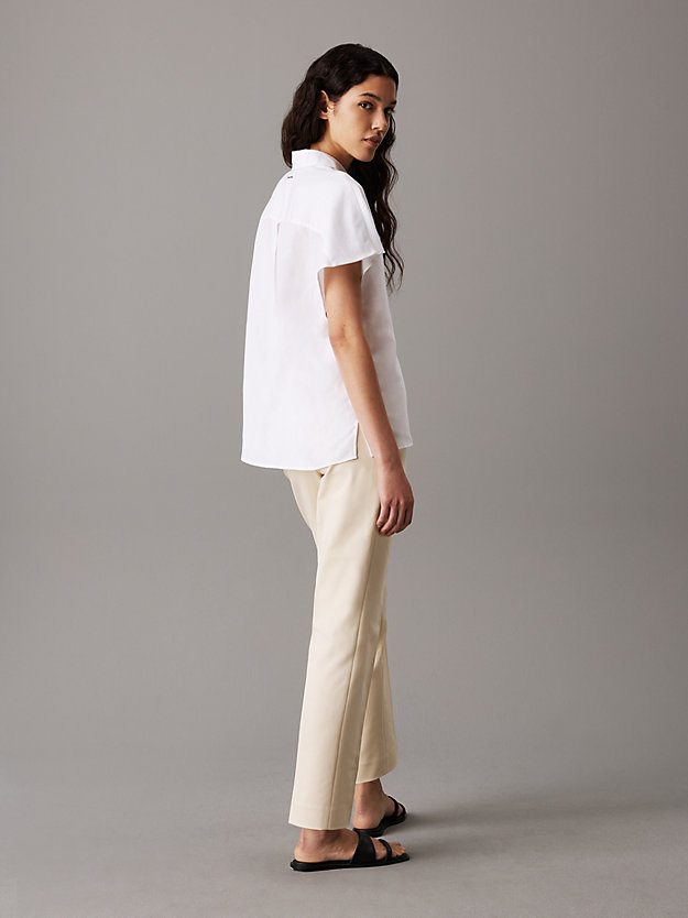Slim Gabardine Ankle Trousers