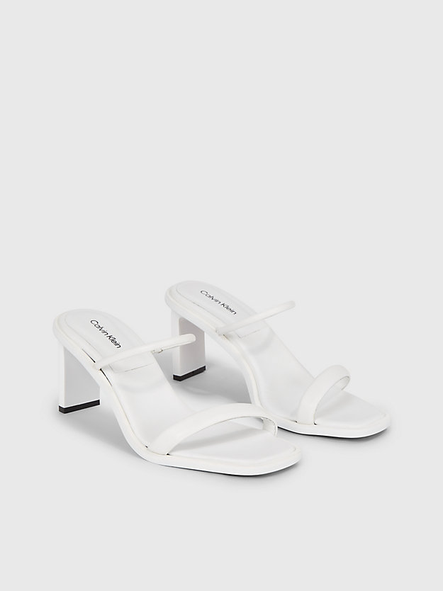 Leather Stiletto Sandals