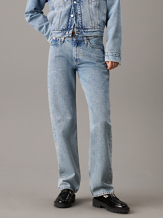 Low Rise Straight Jeans