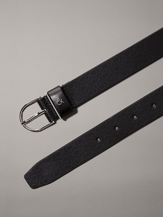 Logo Leather Belt