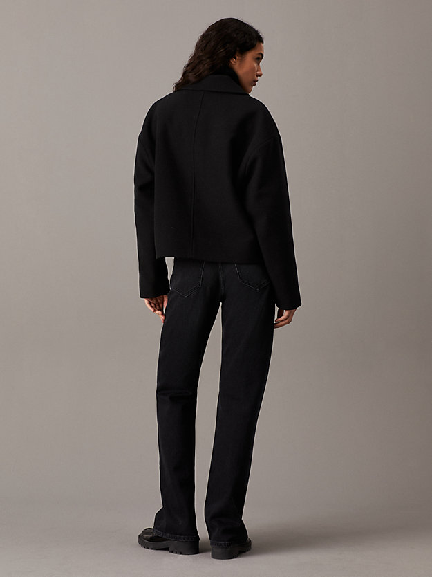 Short Wool Blend Jacket