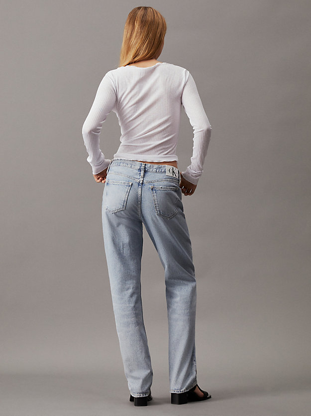 Low Rise Straight Jeans